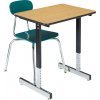 1500 Series T-Leg Classroom Desks by Academia