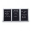 Weather-resistant Enclosed Letter Boards