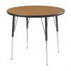Round Adjustable Height Activity Tables