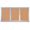 Weather-resistant Enclosed Cork Boards by United Visual