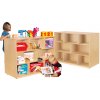 Wooden Mobile Double Sided Storage