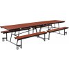 Mobile Cafeteria Table Fixed-Bench Units
