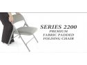 Fabric Upholstered Folding Chair
