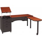 Deluxe Nate Teachers Desk with Integral Pedestal