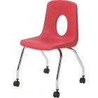 Poly Shell Classroom Chair with Casters