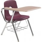 Tablet Arm Chair Desk - WoodStone Top