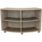 Curved School Bookcase