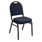 Dome Back Fabric Stacking Chair