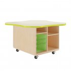 Intermix Workstation with Euro Tote Bins, Clover
