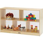 Wooden Classroom Cubby Storage with Plexiglass Back