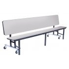 Convertible Bench Cafeteria Table - Plywood, ProtectEdge