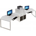 Tempo 2 Person Office Workstation