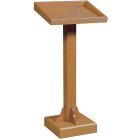 Recessed Top Wood Lectern, Stained