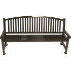 6-Foot Outdoor Savannah Bench with Bow Back