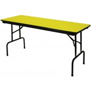 Colored School Folding Table - Pedestal Legs (60x30