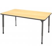 Apex Adjustable Rectangle Activity Table (60x30”)