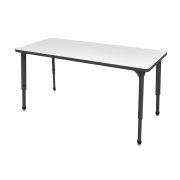 Apex Adj. Rectangle Activity Table - Whiteboard Top (72x30”)