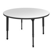 Apex Adjustable Round Activity Table - Whiteboard Top (36”)