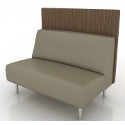 Eve Reception Loveseat with Back Panel - Grade 5