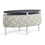 Eve Oval Occasional Table with Floating Top - Grade 3