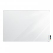 Harmony Frosted Glass Whiteboard - Round Corners (4'Hx4'W)