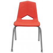 Stackable Poly Classroom Chair - Chrome (16