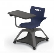 Enroll Chair with Tablet & Hard Casters (with Arms)