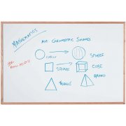 Magnetic Porcelain Whiteboard with Wood Frame (12'x4')