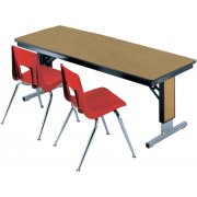TL Premium Adjustable Height T-Leg School Table (72x30