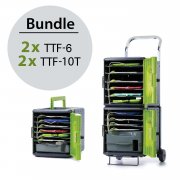 Bundle: 2 Tech Tub2 Trolleys and 2 Tech Tubs - 32 devices