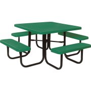 Square Picnic Table 46-in Top Diamond Cut Surface