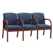 Weston 3-Seat Sofa with Center Arms - Grd3 Fabric