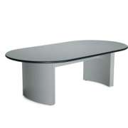 Curved Conference Table - Flush Base (72"Wx36"D)