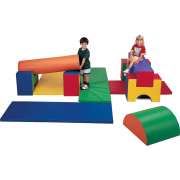 Indoor Soft Play Forms and Mats 11-Piece Gym Set