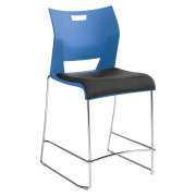 Duet Counter Stool with Upholstered Seat