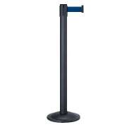 Retractable Belt Stanchion Post with Integrated 84" Belt