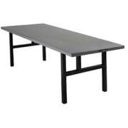 Aluminum Rectangular Folding Table - H Legs (72"x36")