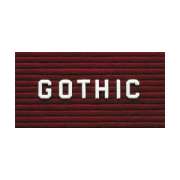 Gothic Style Letters (3/4")