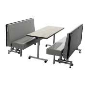 Mobile Folding Booth Seating and Table (24x48")