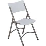 Blow Molded Folding Chair, Speckled Gray
