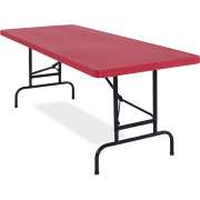 Colored Adj-Ht Blow-Molded Table (72"x30")