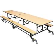 Easy-Fold Mobile Cafeteria Table (12')
