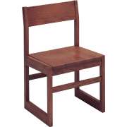 Integra Wood Library Chair (Angled Back)