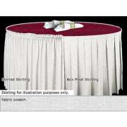 29" Box-Pleat Skirting Woven Polyester
