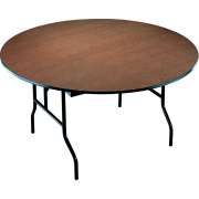 72" Round Plywood Folding Table