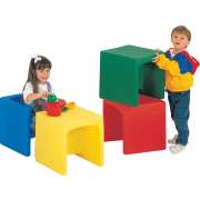 Preschool Cube Chairs - Set of 4