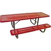 8' Wheelchair Accessible Perforated Picnic Table