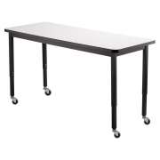 Adjustable Height Utility Table - Whiteboard Top (72x30”)