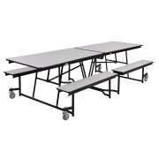 Mobile Cafeteria Table - MDF Core, ProtectEdge (10')