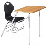 Inspiration Classic Student Combo Desk - WoodStone Top